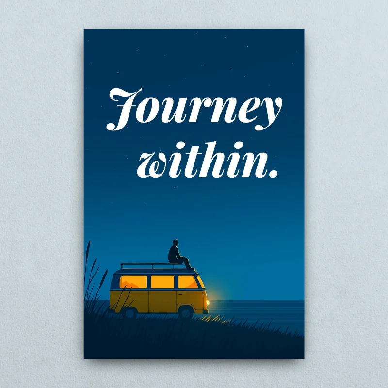 Journey Within Inspirational Wall Art Canvas Print (1) Journey Within Inspirational Wall Art Canvas Print (1)