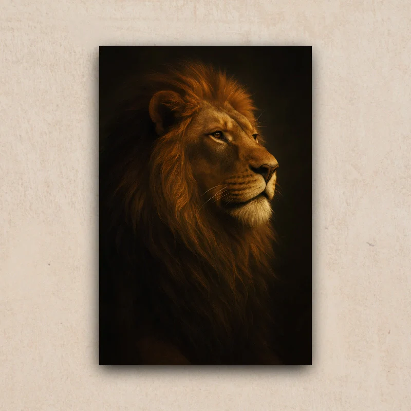 Majestic Lion Canvas Wall Art (1)